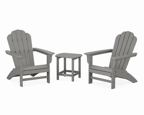 Cottage Adirondack Chair 3-Piece Setoutdoor patio dining furniture set