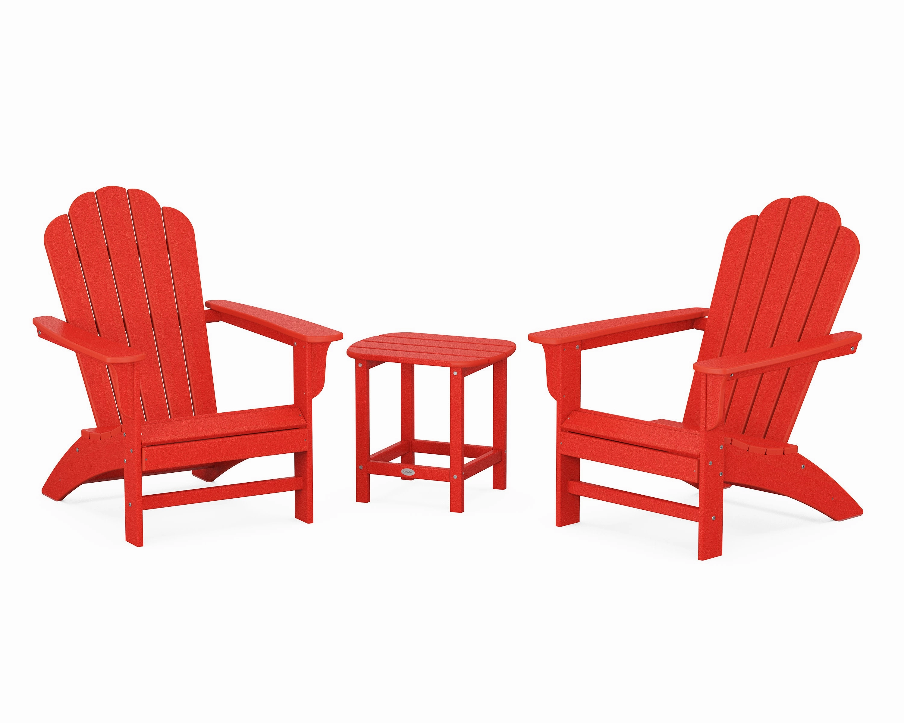 Cottage Adirondack Chair 3-Piece Set