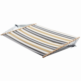 Cotton Spreader Bar Hammock - Desert Moon outdoor hammock with stand and canopy