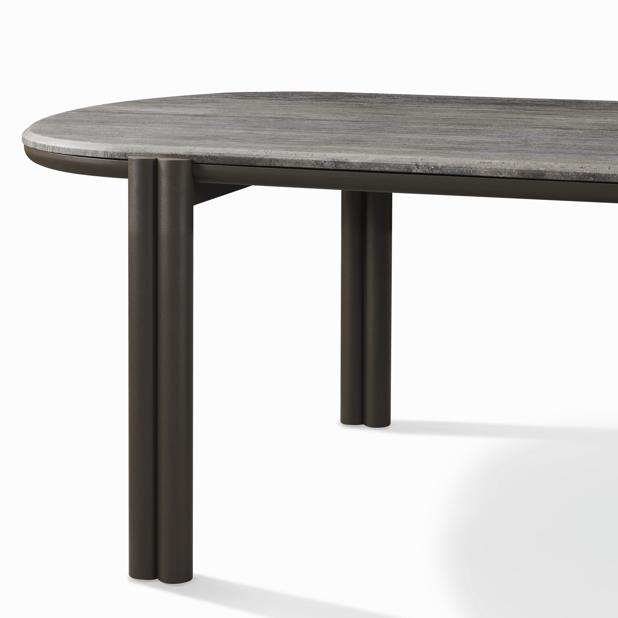 Cove Aluminum Pill Dining Table