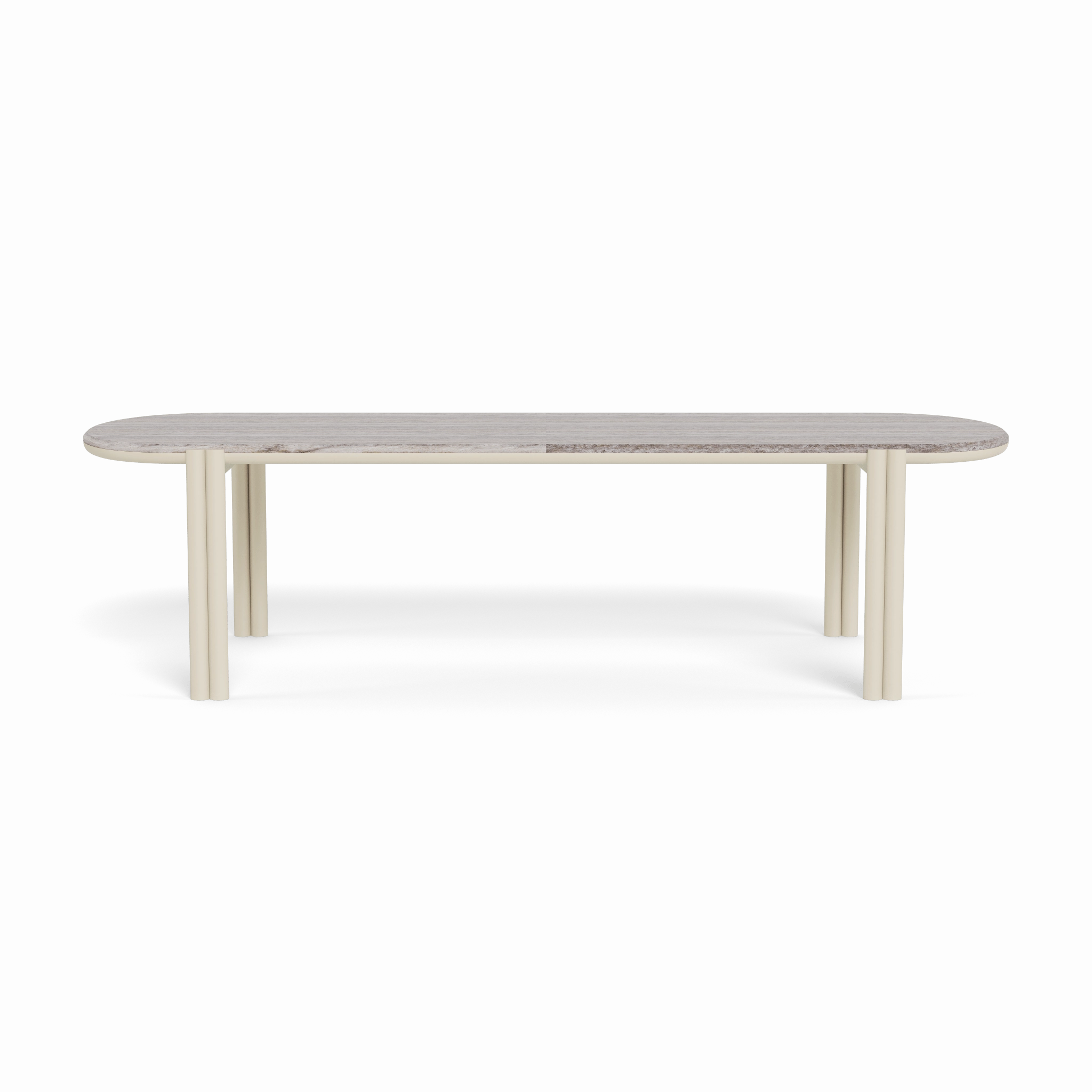 Cove Aluminum Pill Dining Table