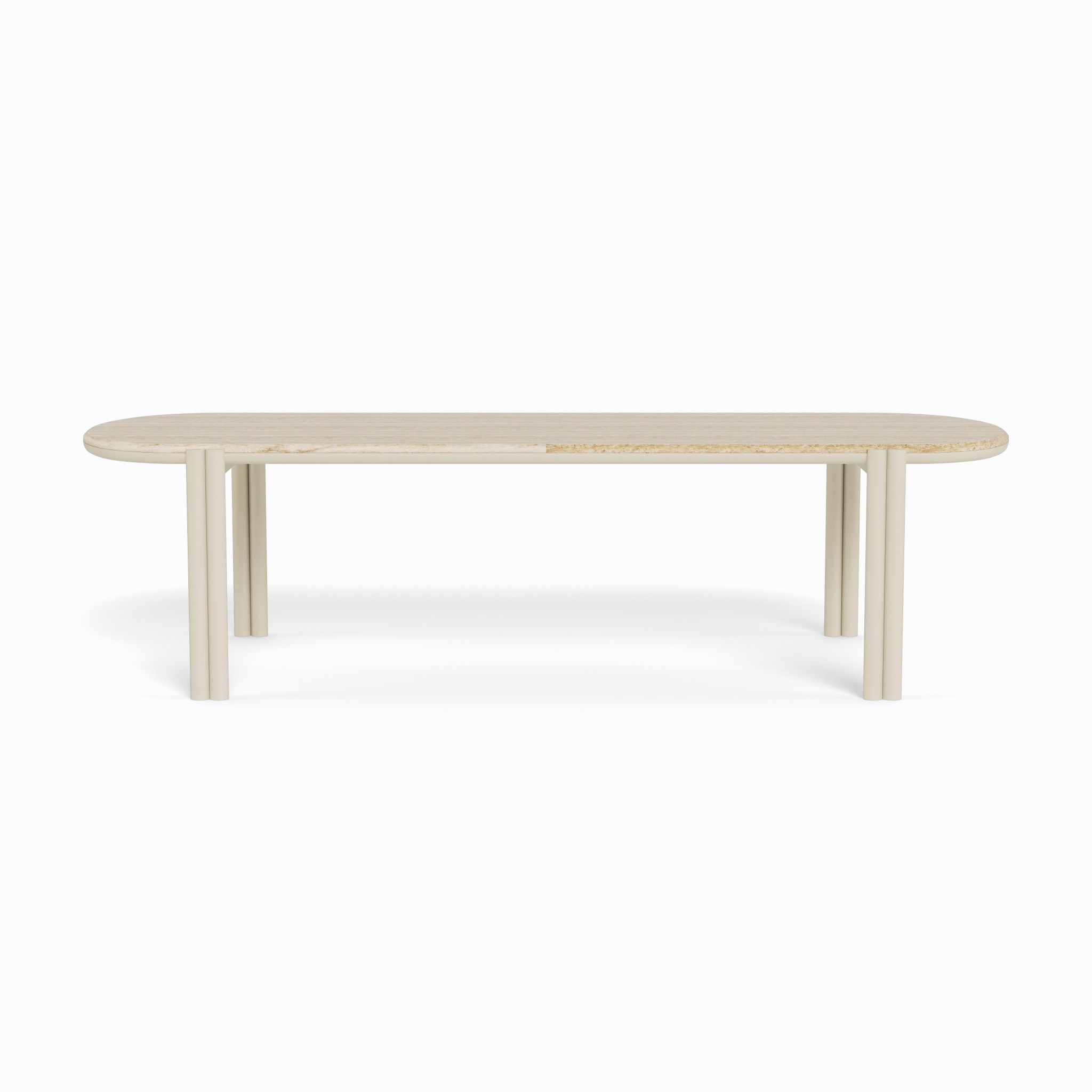 Cove Aluminum Pill Dining Table