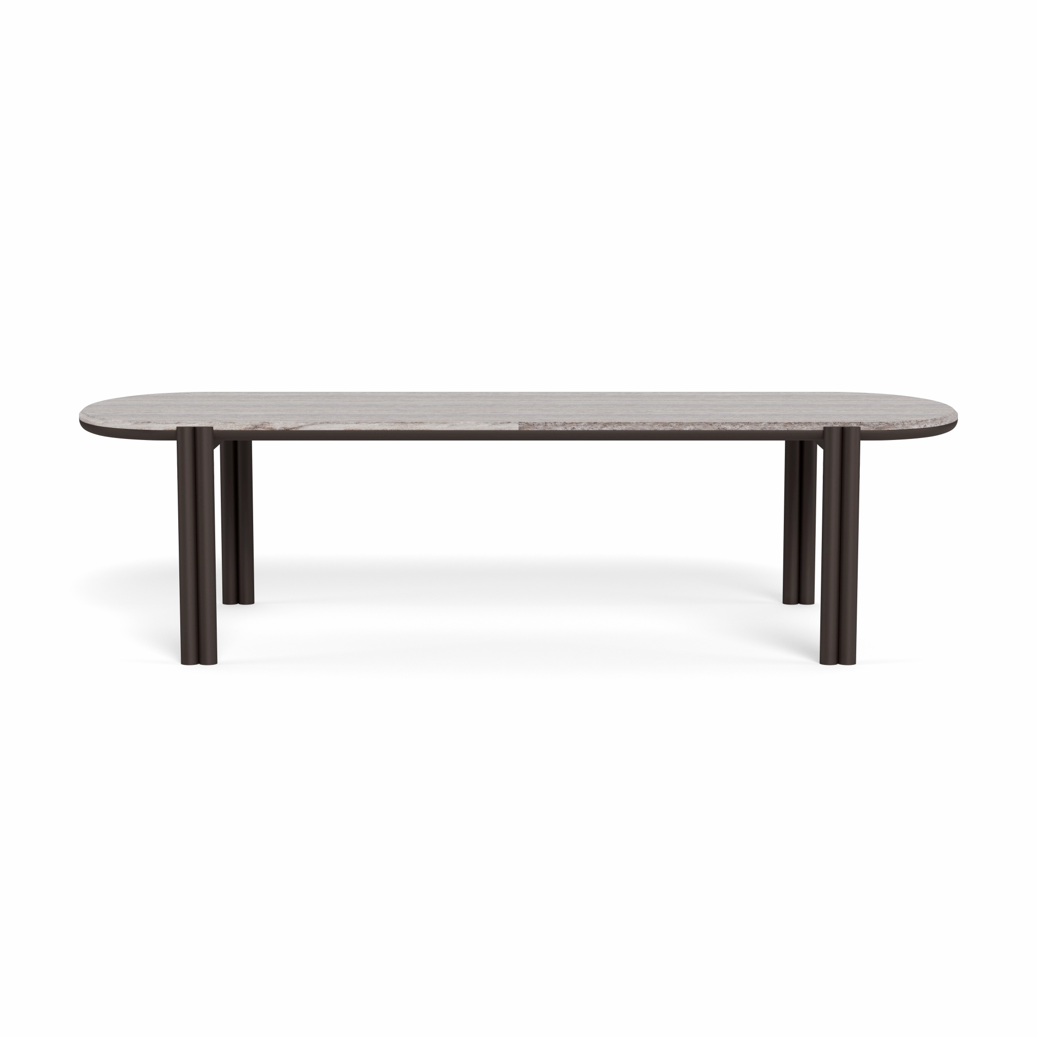 Cove Aluminum Pill Dining Table