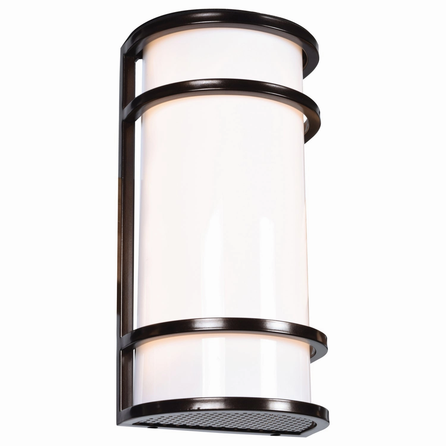 Cove Dual Voltage LED Wall Fixture BronzeOutdoor wall sconces with motion sensor