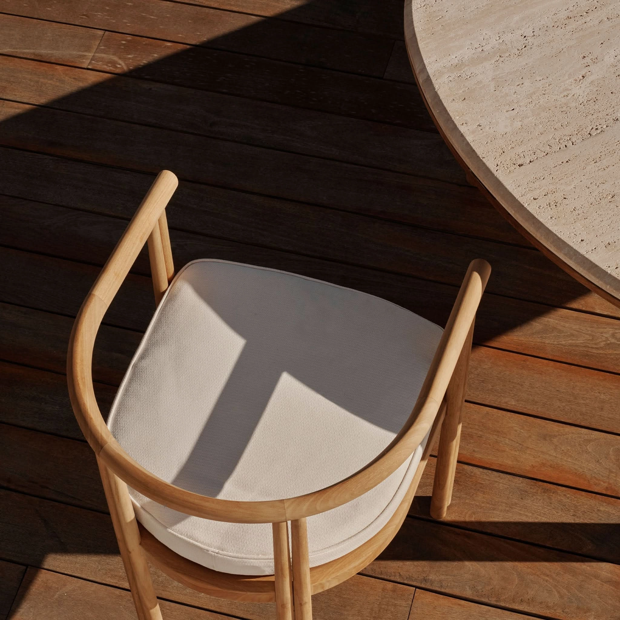 Cove Teak Pill Dining Table