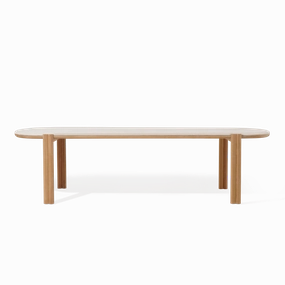 Cove Teak Pill Dining Tableoutdoor table for balcony or garden