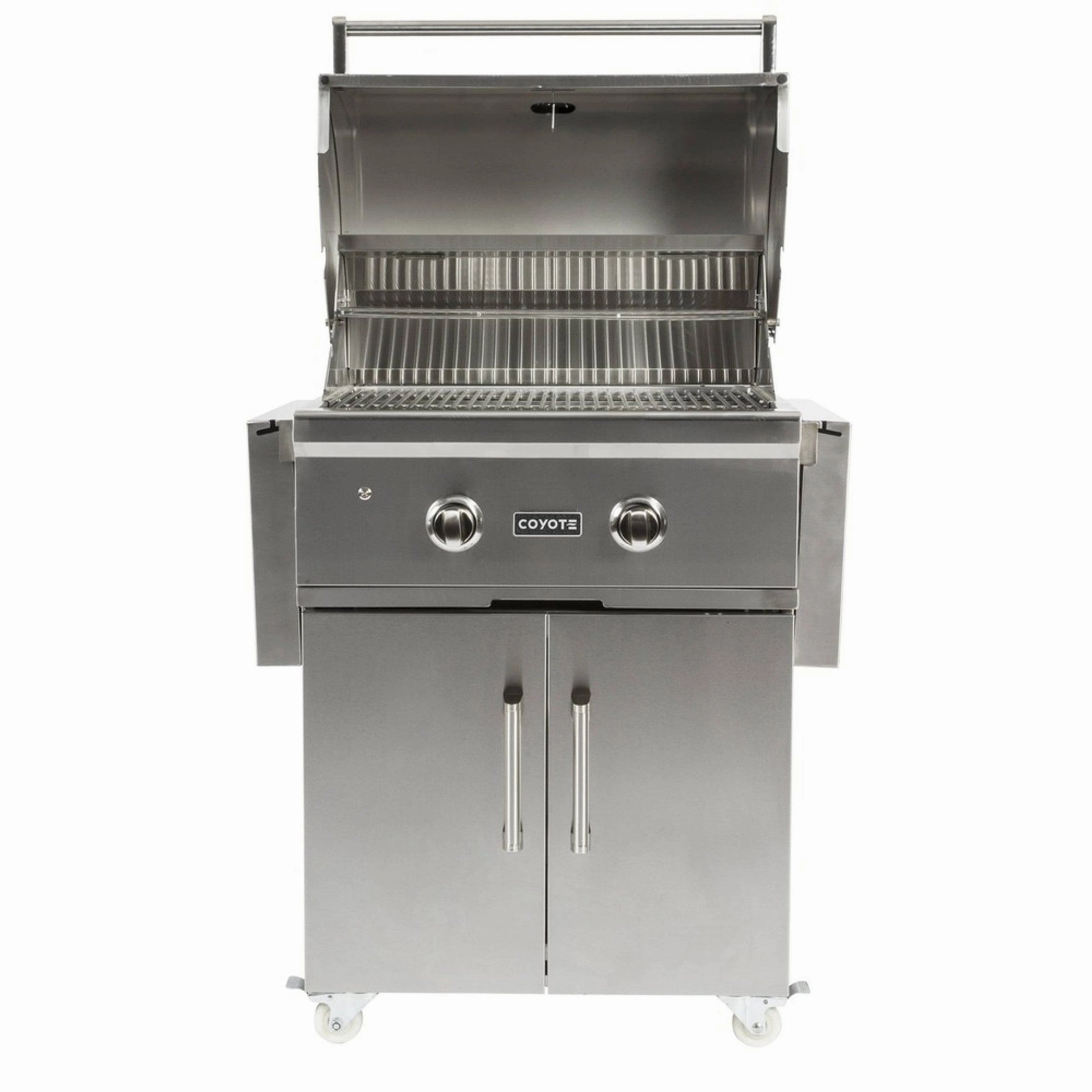 Coyote 28-inch on Cart Burner Freestanding LP Gas Grill C1C28LP-FS