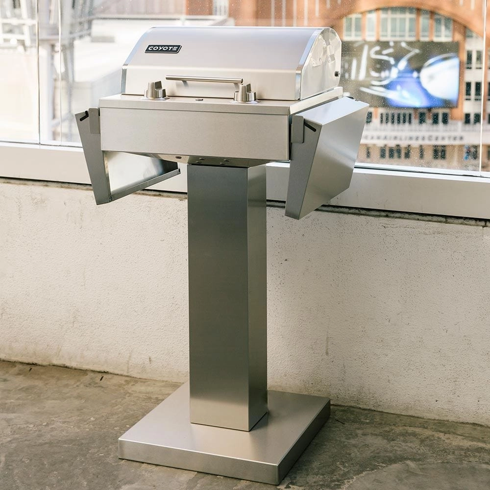 Coyote 35.5-inch Pedestal Cart for Electric Grill C1ELCT21