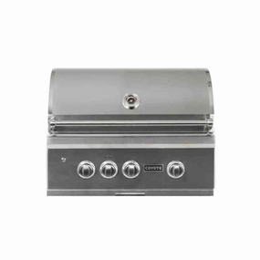 Coyote S-Series 30-inch Built-In Rapid Sear Natural Gas Grill C2SL30NG compact BBQ grill for small spaces