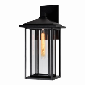 Crawford One Light Outdoor Wall Mount BlackOutdoor wall sconces with motion sensor