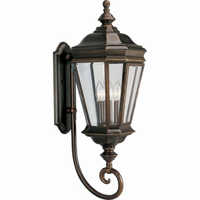 Crawford Three Light Large Wall Lantern Oil Rubbed BronzeOutdoor wall sconces with motion sensor