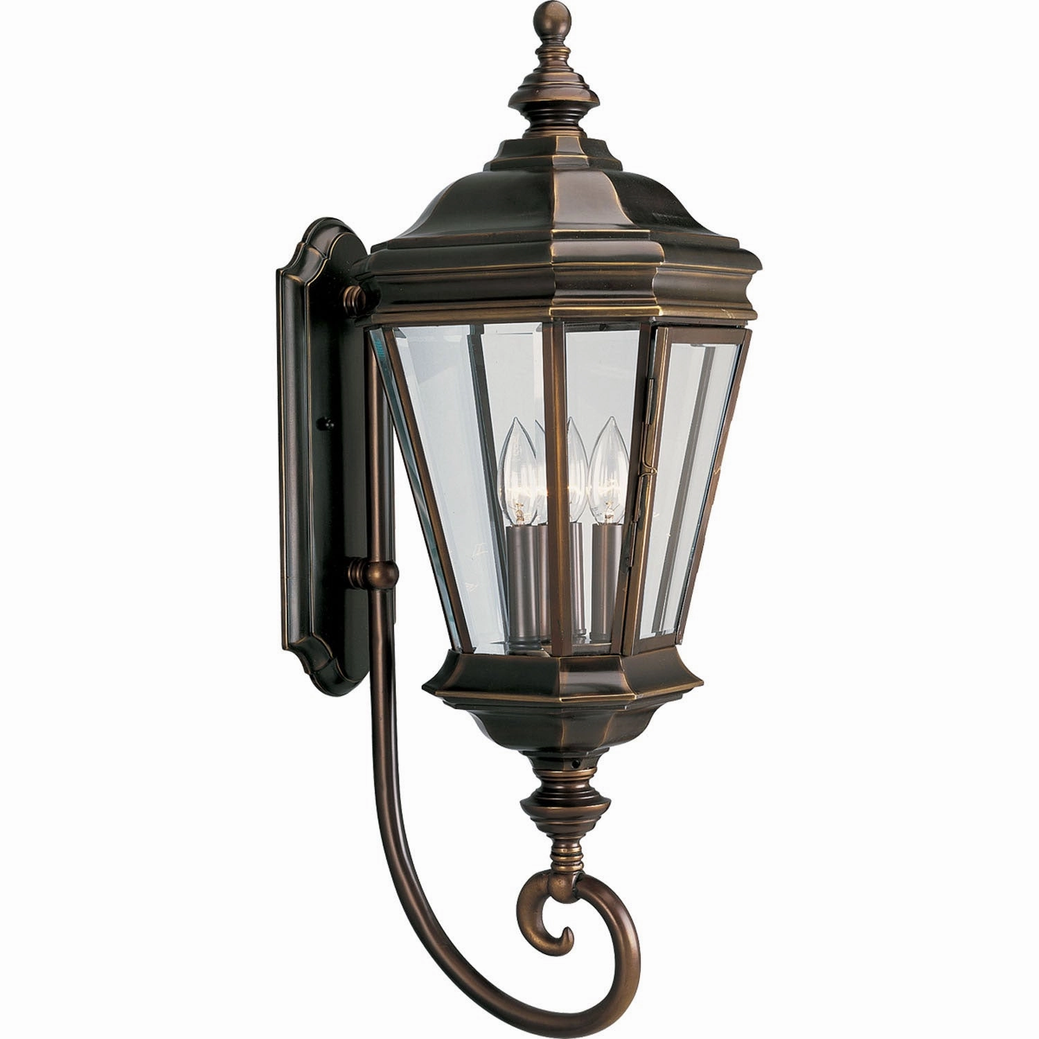 Crawford Three Light Large Wall Lantern Oil Rubbed BronzeOutdoor wall sconces with motion sensor