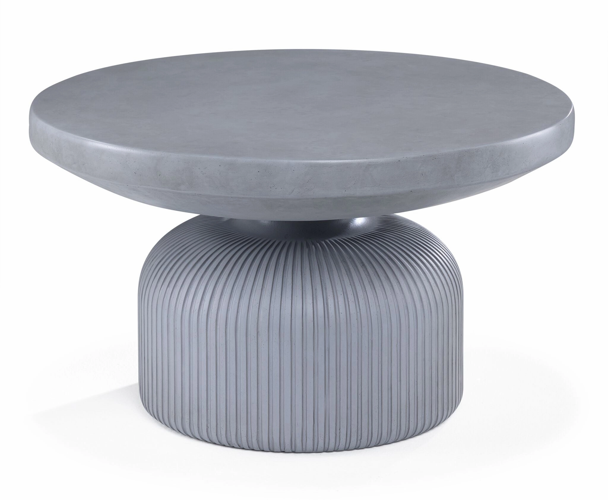 Crete Outdoor Concrete Coffee Table - Weathered Greyoutdoor patio furniture set