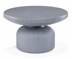 Crete Outdoor Concrete Coffee Table - Weathered Greyoutdoor patio furniture set