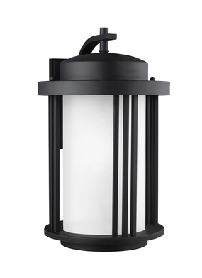Crowell One Light Outdoor Wall Lantern BlackOutdoor wall sconces with motion sensor