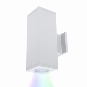 Cube Arch LED Wall Light WhiteOutdoor wall sconces with motion sensor
