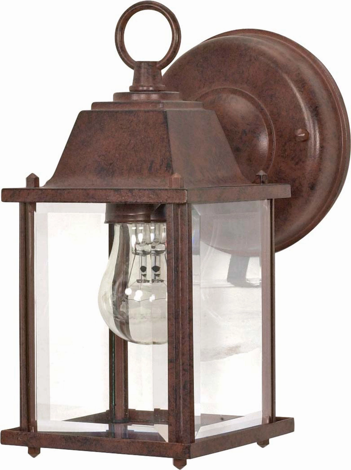 Cube Lantern One Light Wall Lantern Old BronzeOutdoor wall sconces with motion sensor