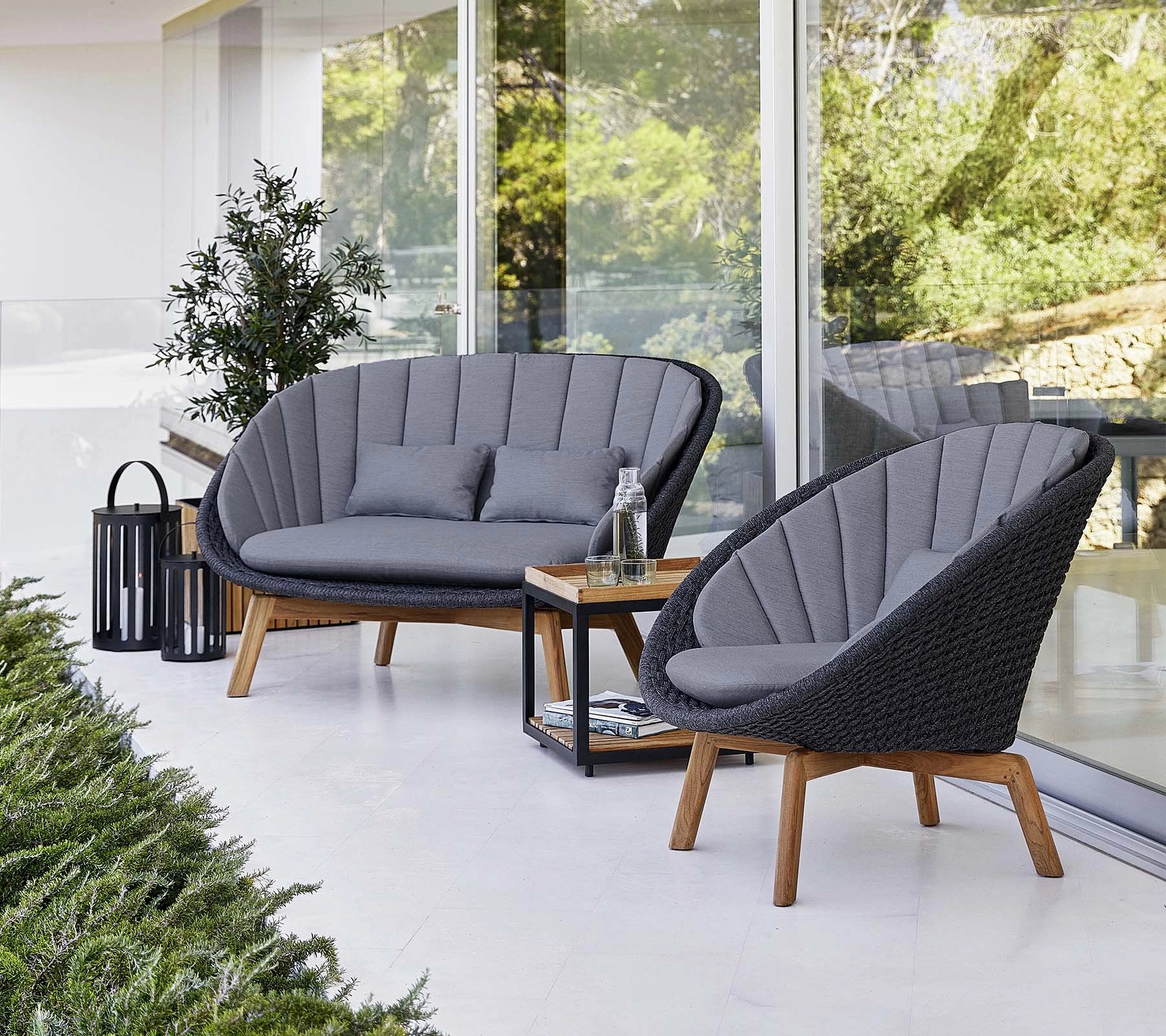 Cushion set, Peacock lounge chair/ rocking chair