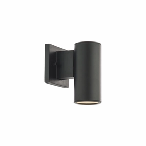 Cylinder LED Wall Sconce BlackOutdoor wall sconces with motion sensor