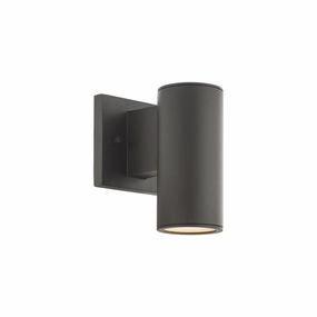 Cylinder LED Wall Sconce BronzeOutdoor wall sconces with motion sensor