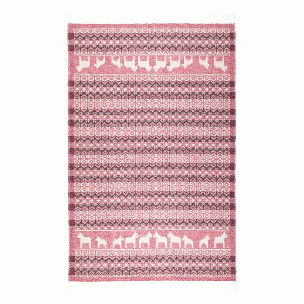 Dalarna Rd Wool Blanket