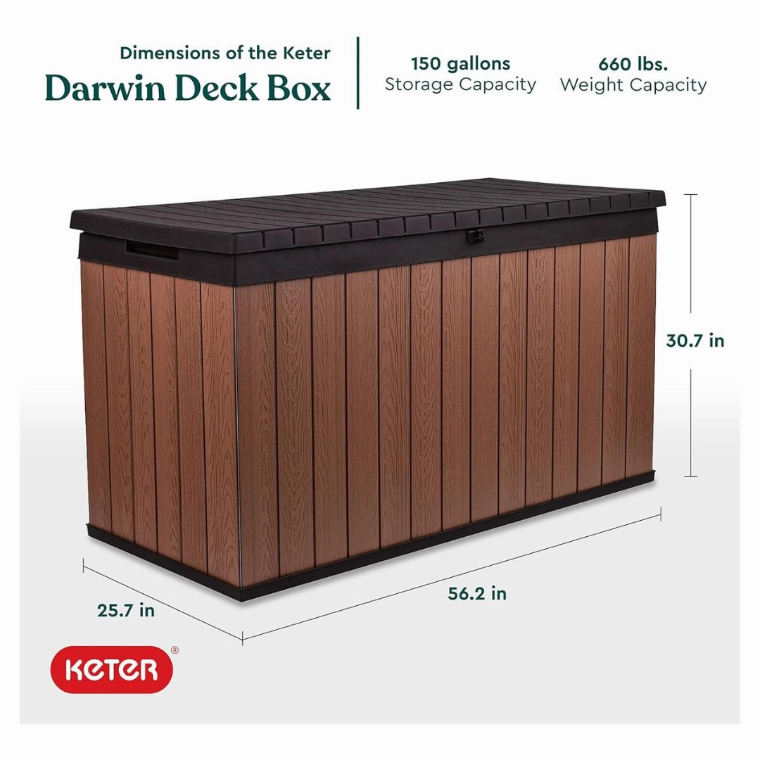 Darwin Deck Box 570L Brown