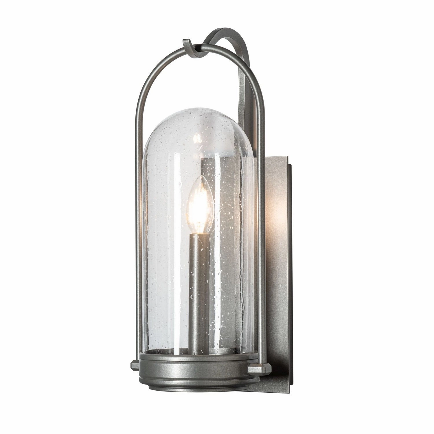 Davis One Light Outdoor Wall Sconce Coastal Burnished Steel