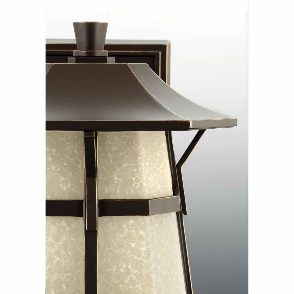 Derby Led LED Wall Lantern Antique Bronze