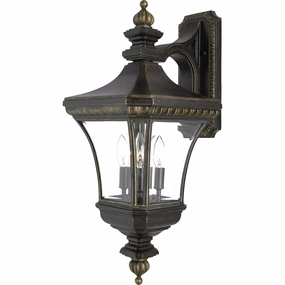 Devon Three Light Outdoor Wall Lantern Imperial BronzeOutdoor wall sconces with motion sensor