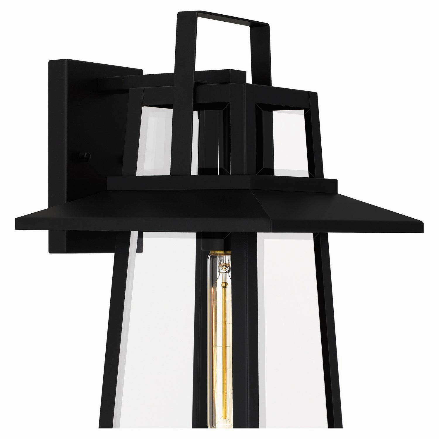 Devonport One Light Outdoor Wall Mount Matte Black