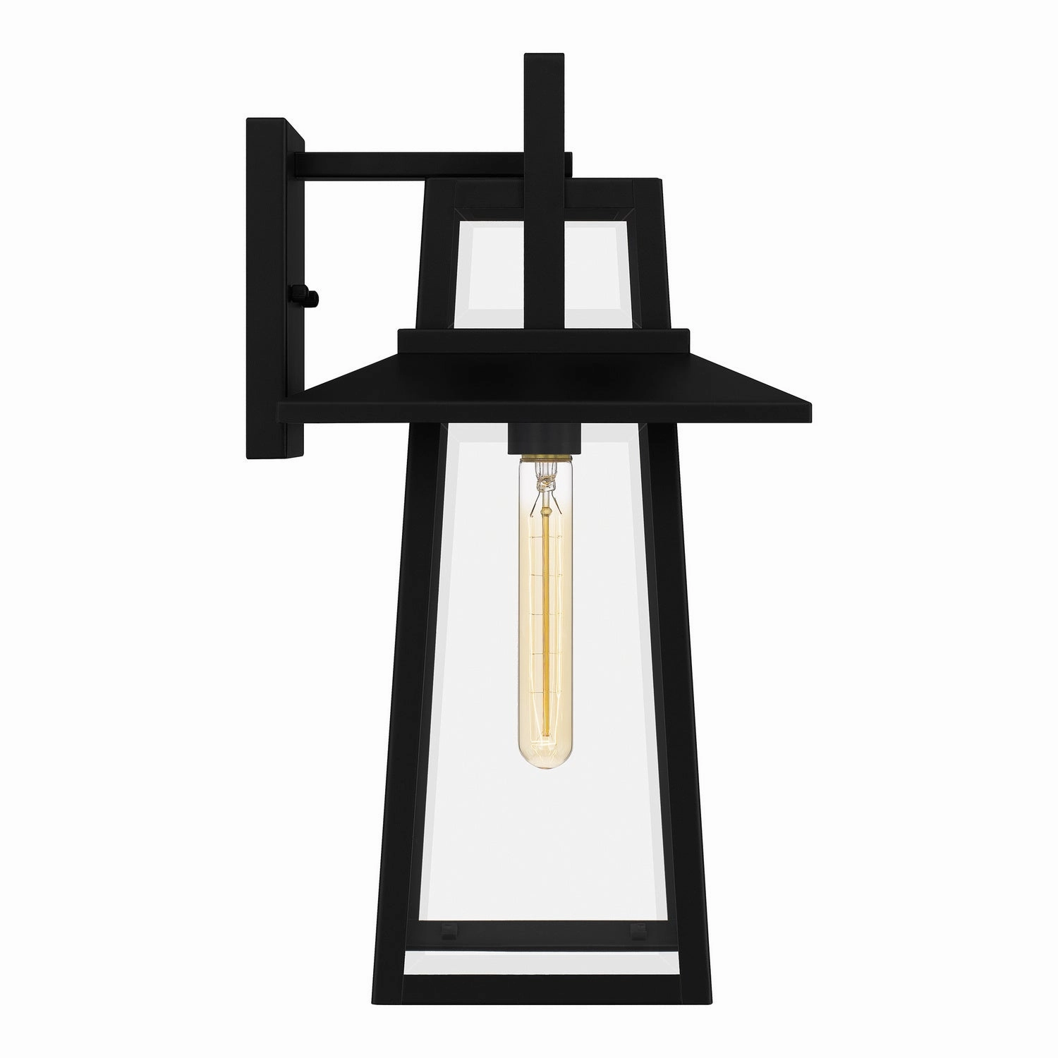 Devonport One Light Outdoor Wall Mount Matte Black