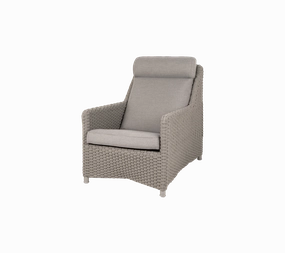 Diamond highback chairoutdoor lounge chair for relaxing