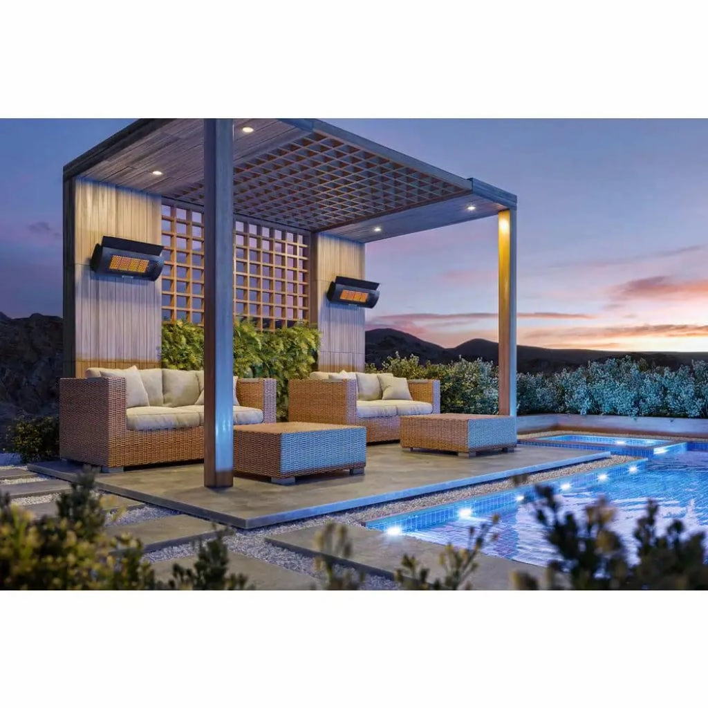 Dimplex DGR Series 25" Outdoor Wall Mounted Natural Gas Infrared Heater DGR32WNG