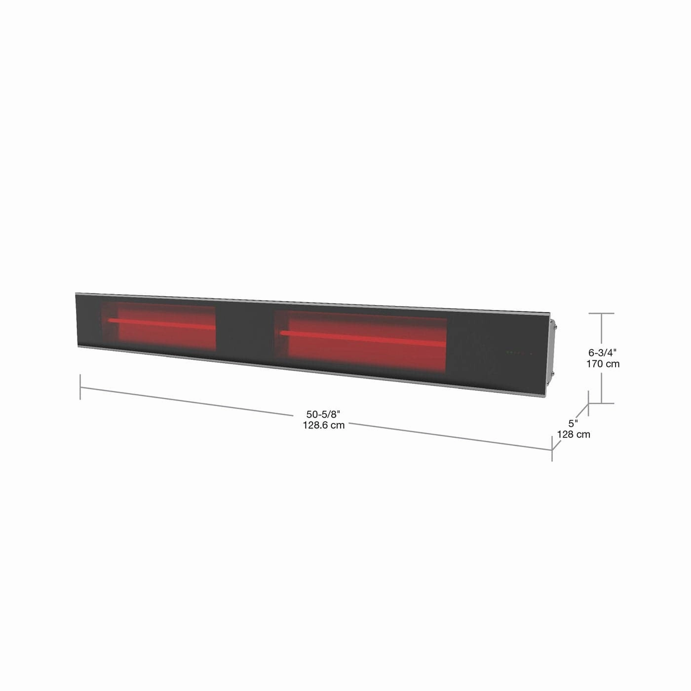 Dimplex DIR Series 51" Indoor/Outdoor Wall-Mounted Electric Infrared Heater DIR30A10GR