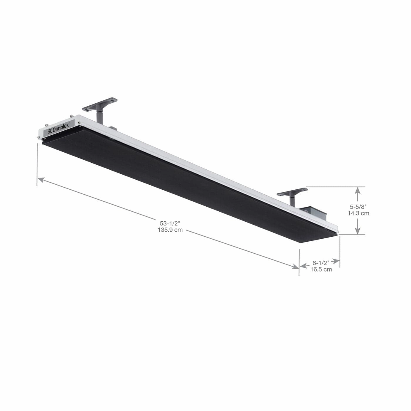 Dimplex DLW Series 54" Outdoor/Indoor Electric Infrared Heater-Black DLW2400B24