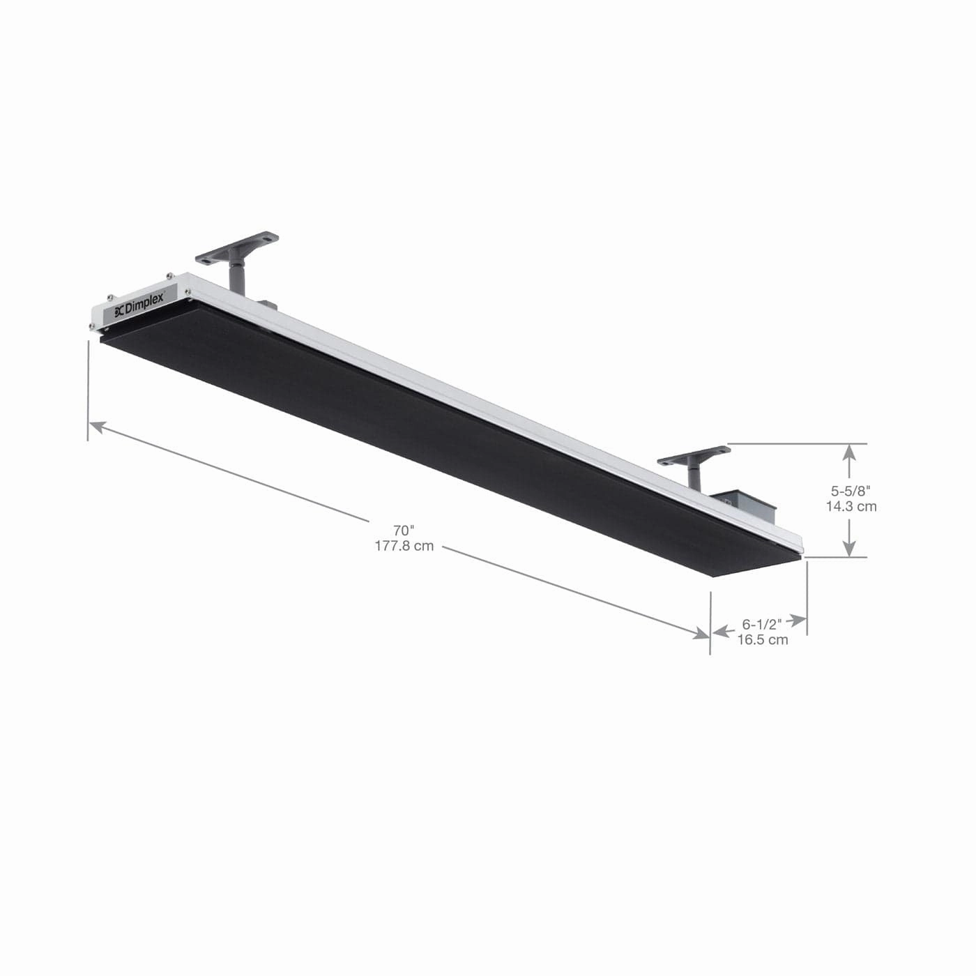 Dimplex DLW Series 70" Outdoor/Indoor Electric Infrared Heater-Black DLW3200B24