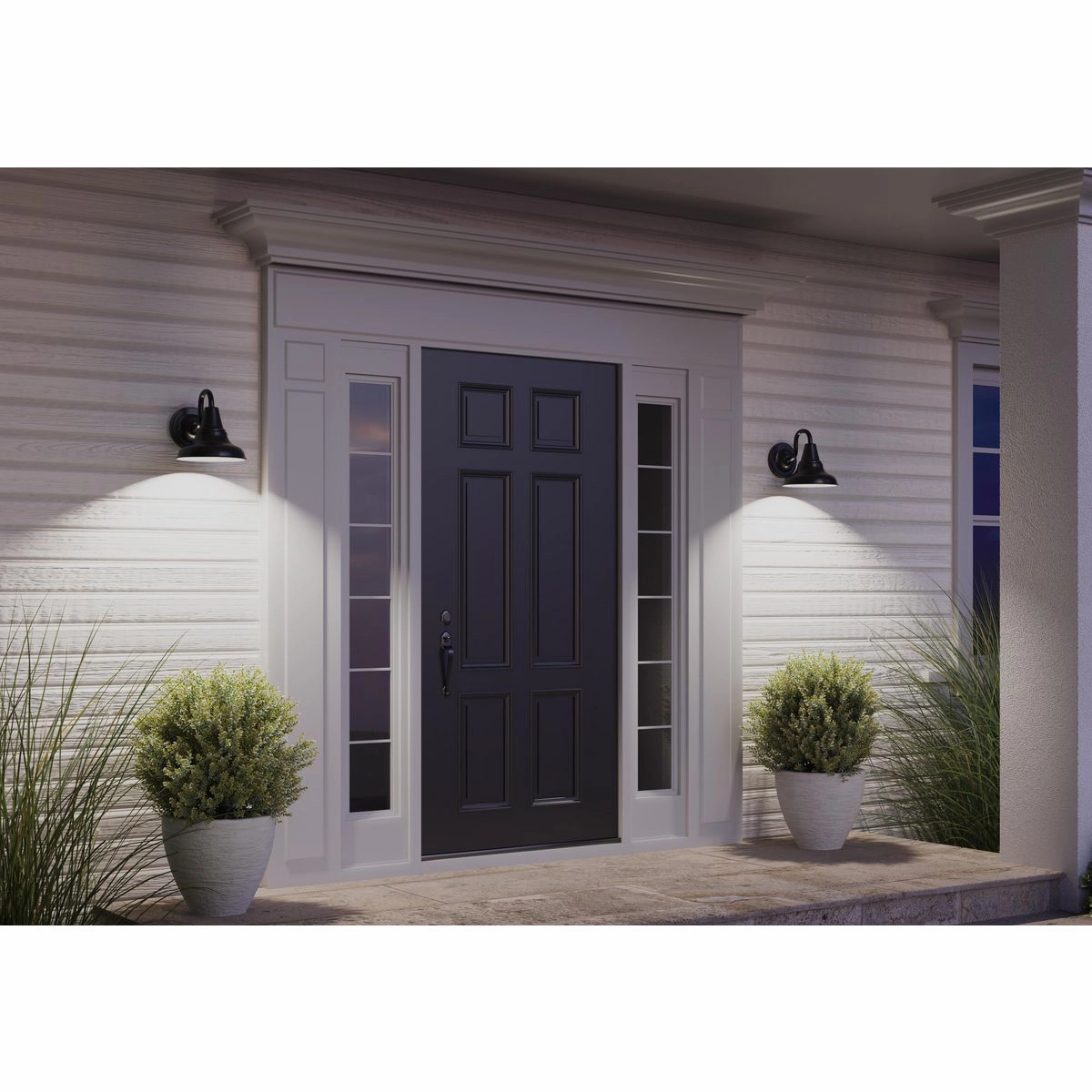 District Led LED Wall Lantern Antique Bronze