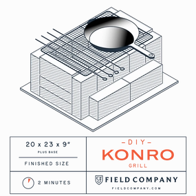 DIY Konro space-saving outdoor cooking solutions
