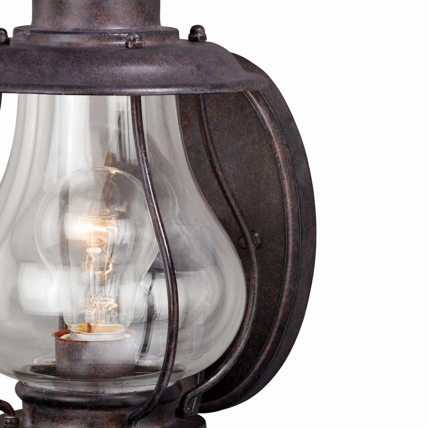 Dockside One Light Outdoor Wall Mount Weathered Patina