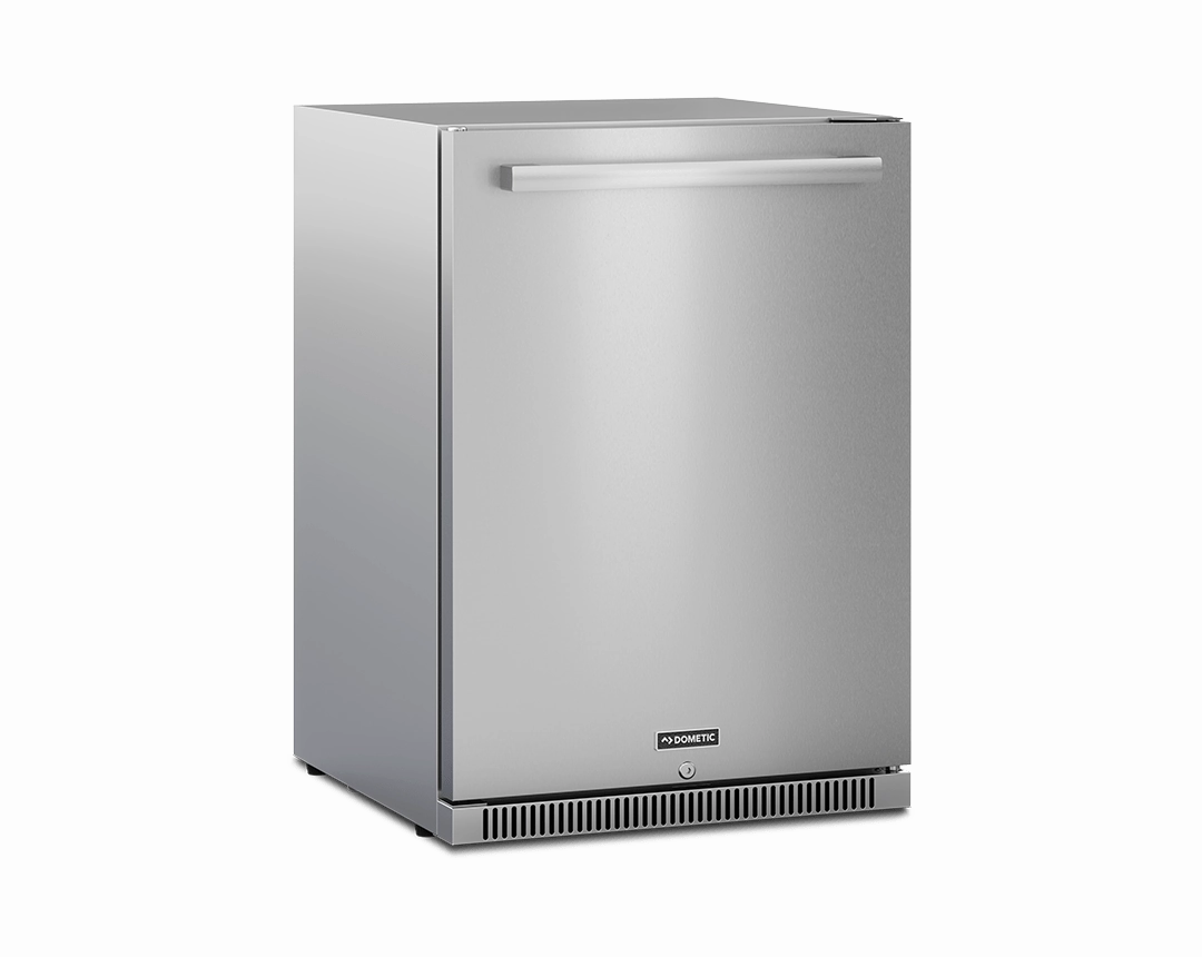 Dometic 5.3 Cu.Ft Outdoor Refrigerator E Series EA24F outdoor beverage cooler with wheels