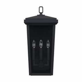 Donnelly 3-Light Outdoor Wall LanternWeatherproof outdoor lighting