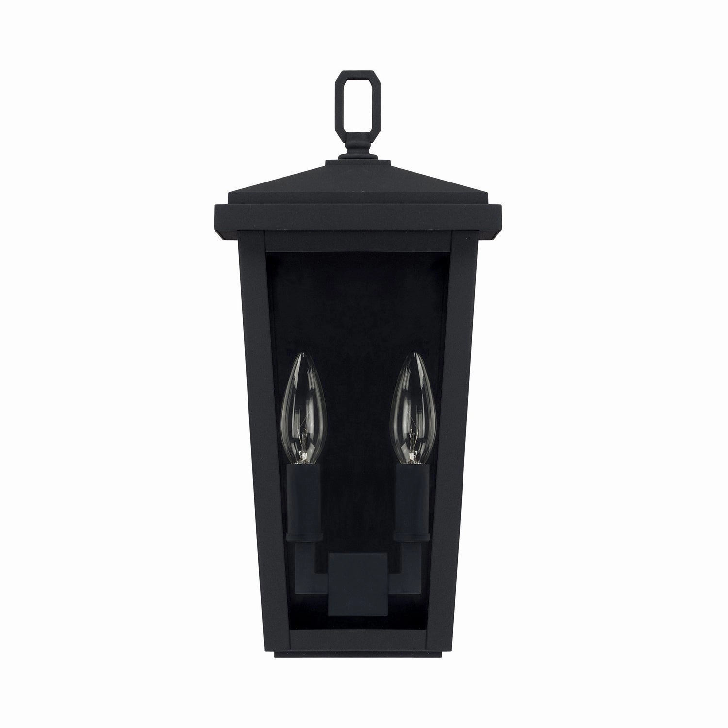Donnelly Two Light Outdoor Wall Lantern BlackOutdoor wall sconces with motion sensor