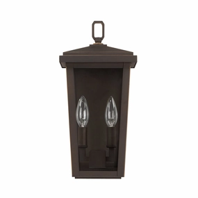Donnelly Two Light Outdoor Wall Lantern Oiled BronzeOutdoor wall sconces with motion sensor