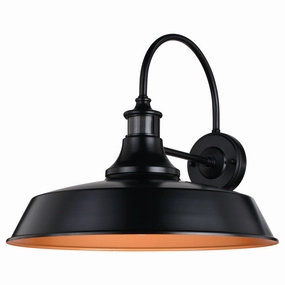 Dorado One Light Outdoor Motion Sensor Wall Mount Dark Bronze and Light GoldOutdoor wall sconces with motion sensor