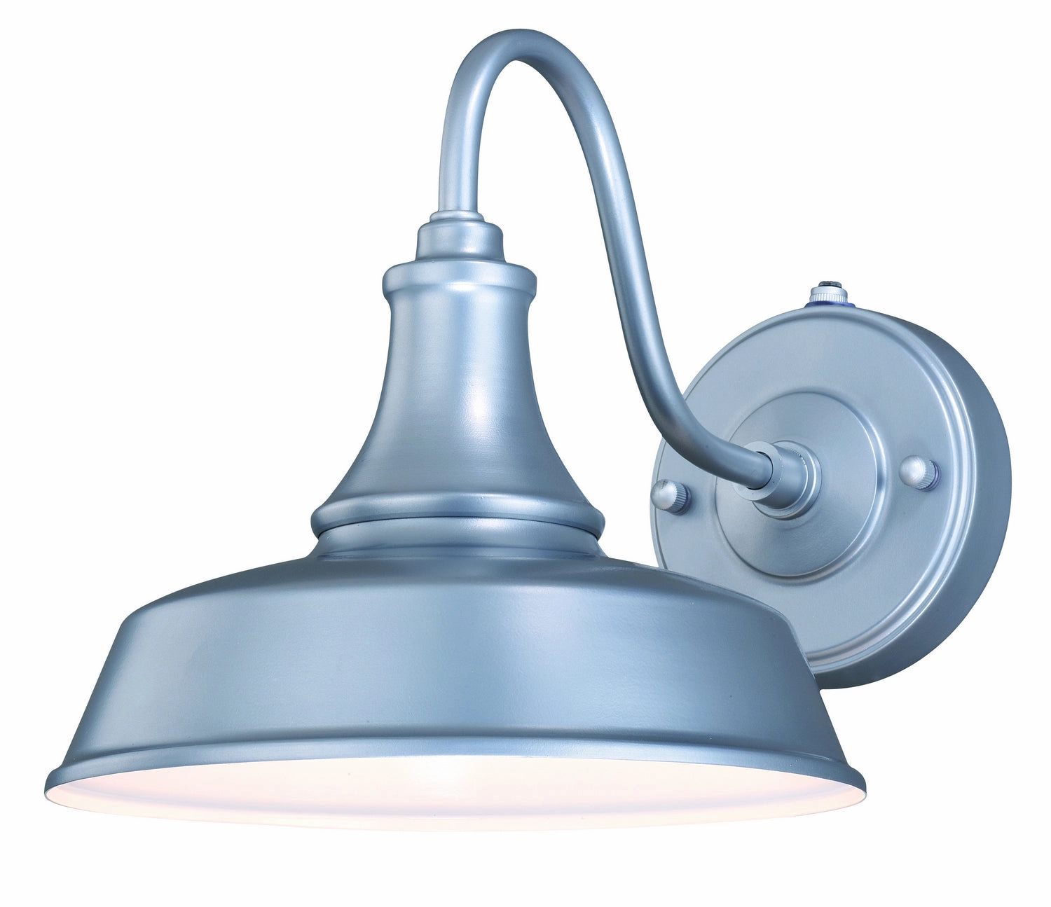 Dorado One Light Outdoor Wall Mount Satin Silver and WhiteOutdoor wall sconces with motion sensor