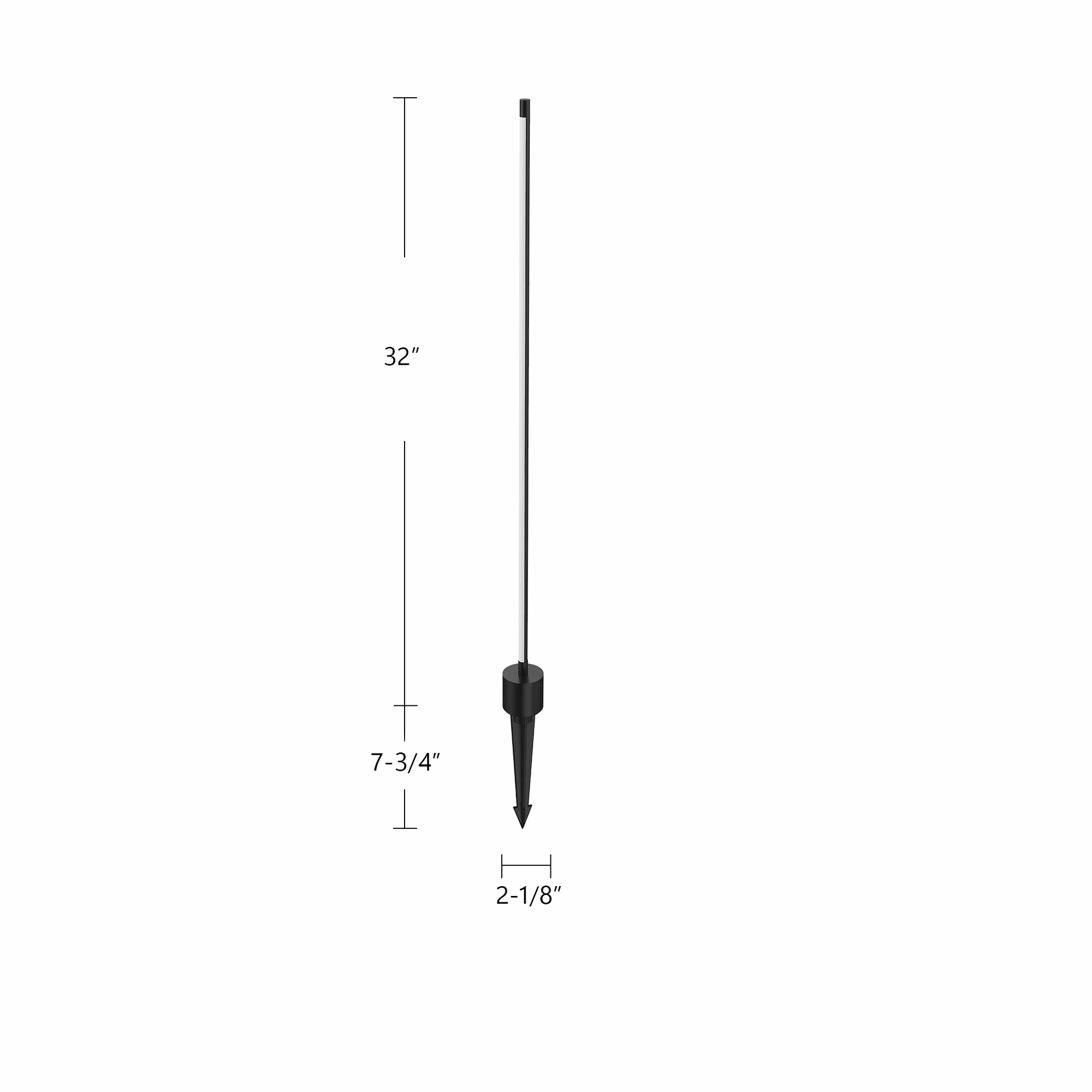 Dorian LED Garden Light Black