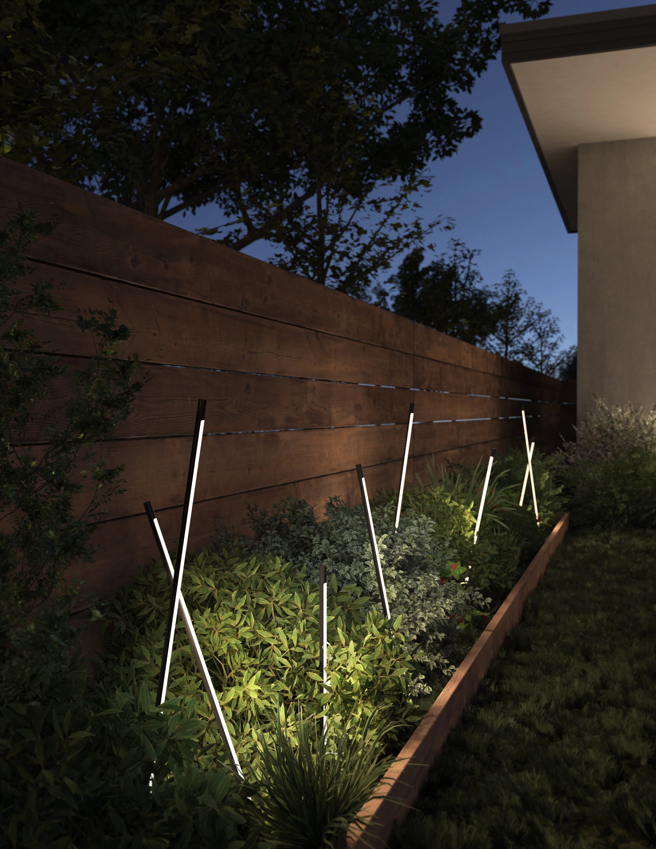Dorian LED Garden Light Black