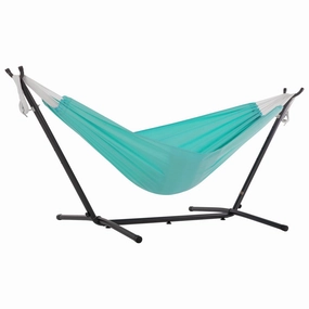 Double Sunbrella Hammock with Stand (9ft/280cm) - Aruba lightweight portable hammock for camping