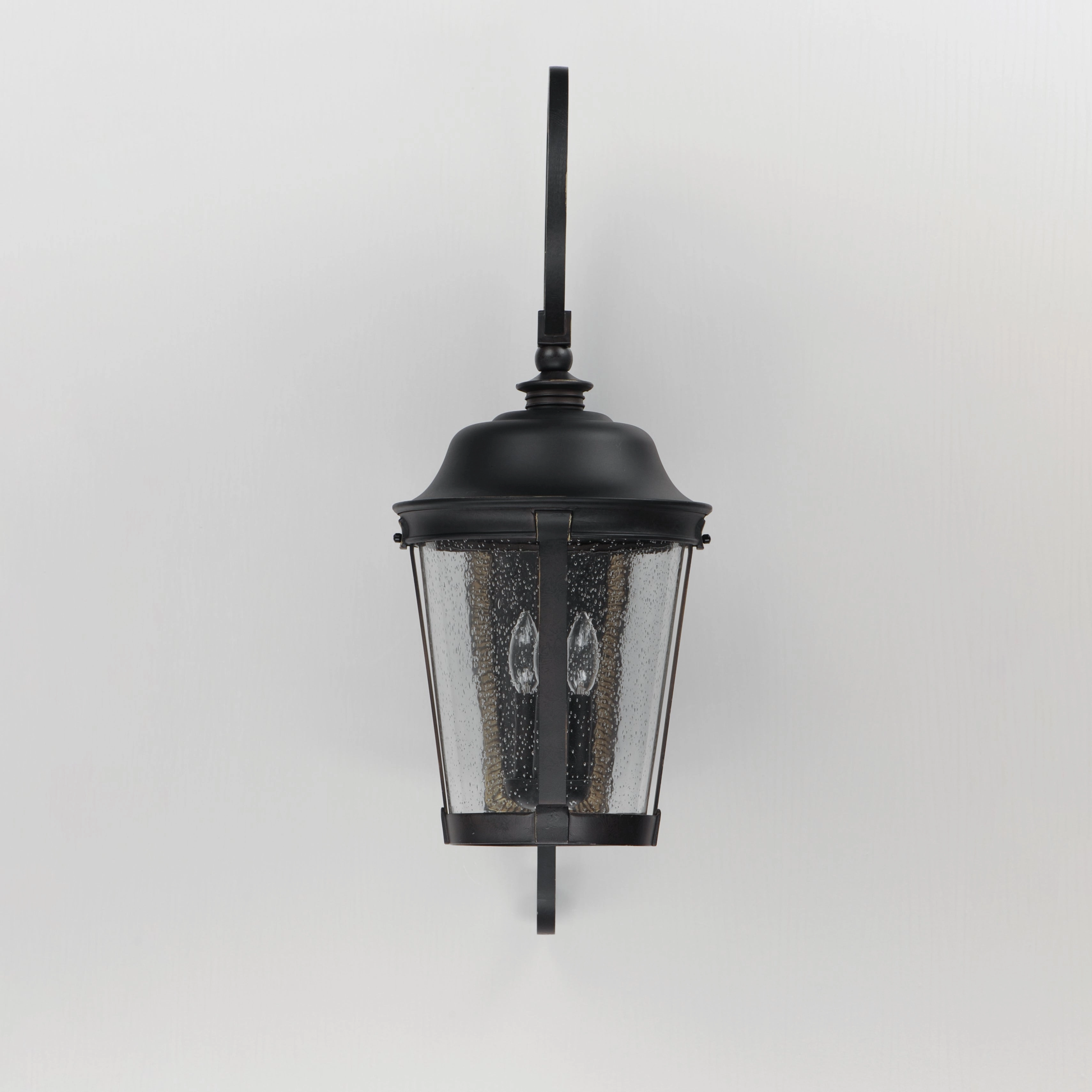 Dover DC Three Light Outdoor Wall Lantern Bronze