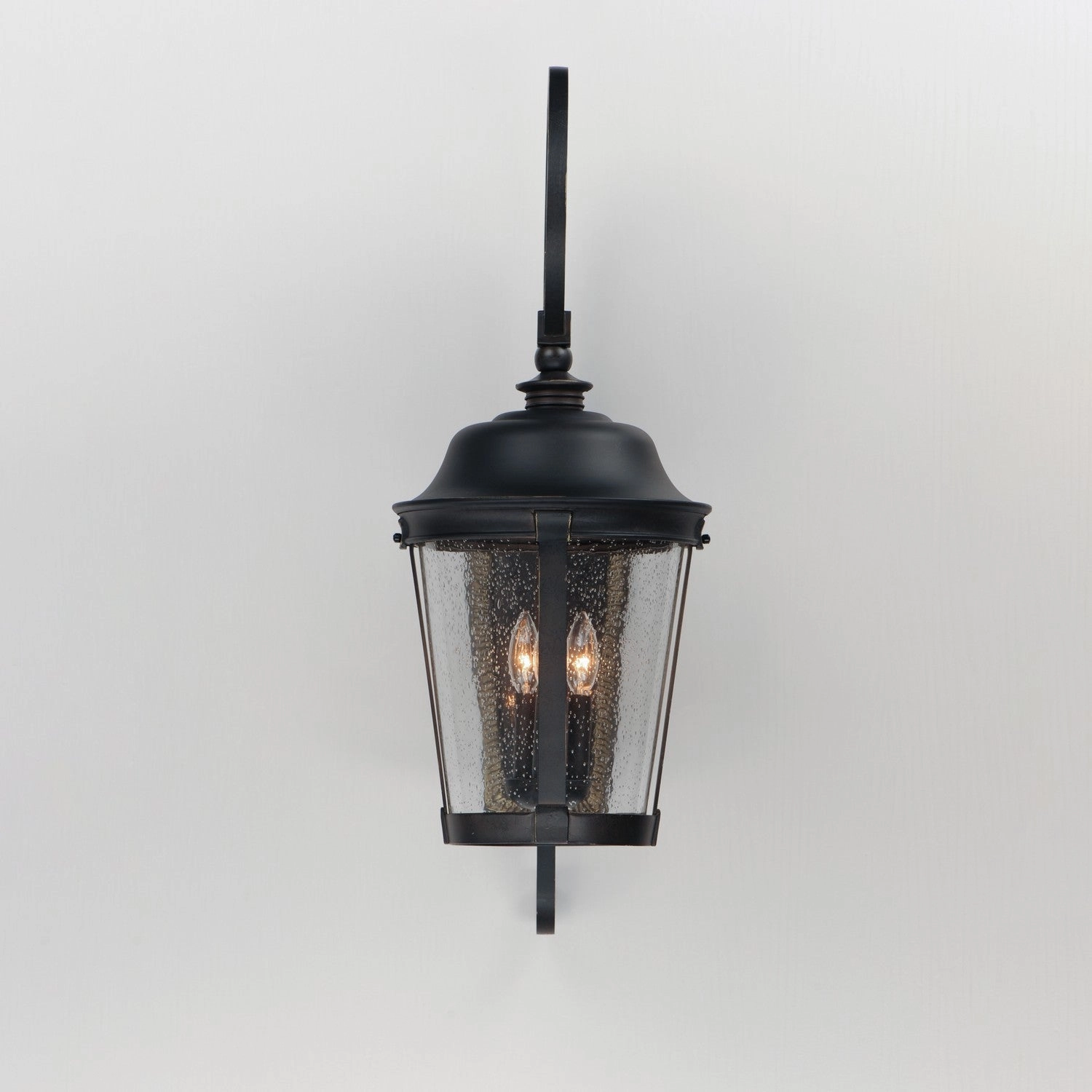Dover DC Three Light Outdoor Wall Lantern Bronze